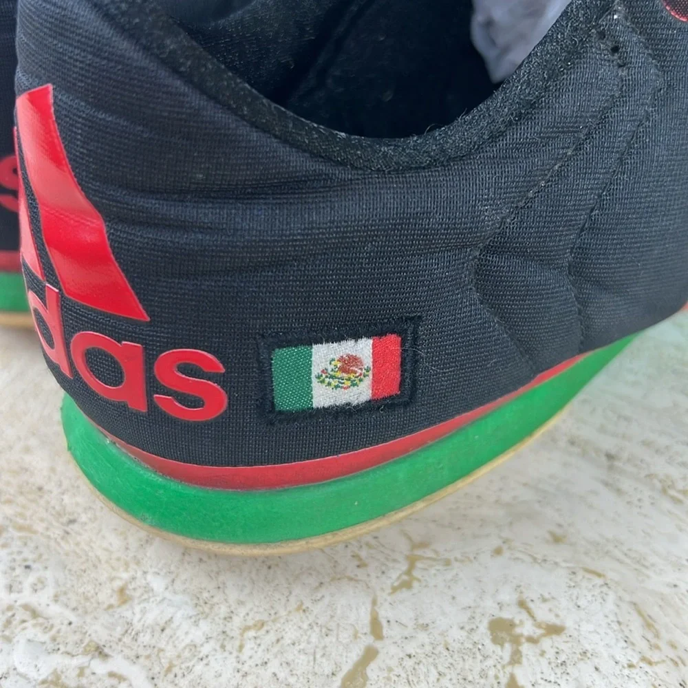 Adidas X 15.2 Indoor Soccer Shoes Green Red Black Mexico Men’s Size 8.5